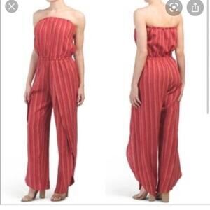 NWT DREW Linen Jumper Jumpsuit XS